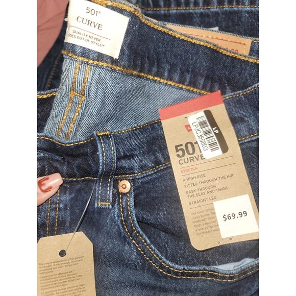 LEVI's 501 Curve Straight Leg 31x30 NWT - Picture 1 of 3